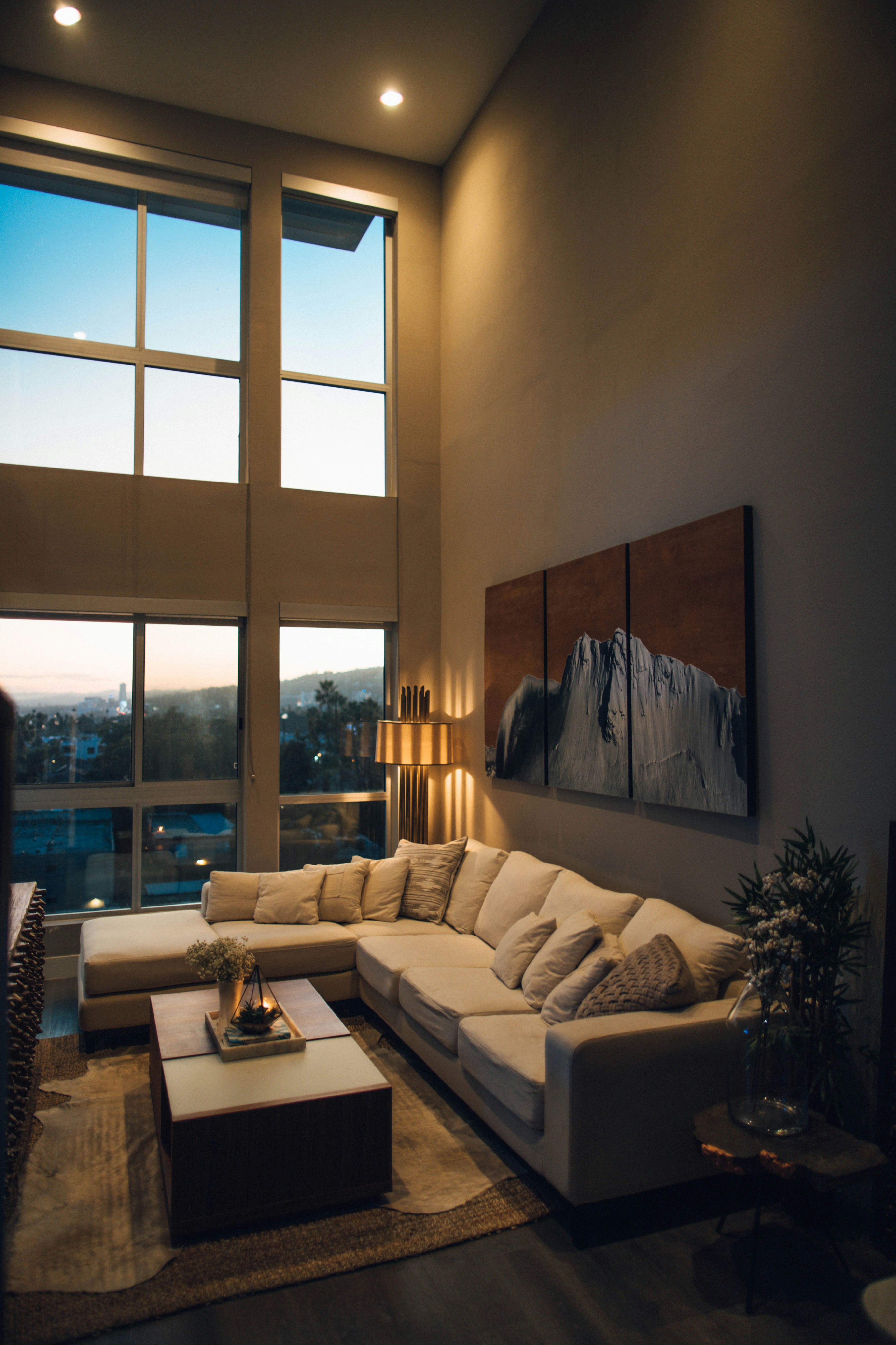 Interior de residência - Sala moderna